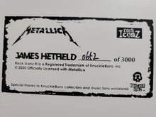 Load image into Gallery viewer, Metallica James Hetfield 2020 Knucklebonz Rock Iconz