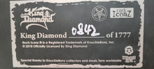 Cargar imagen en el visor de la galería, King Diamond 2018 Knucklebonz Rock Iconz
