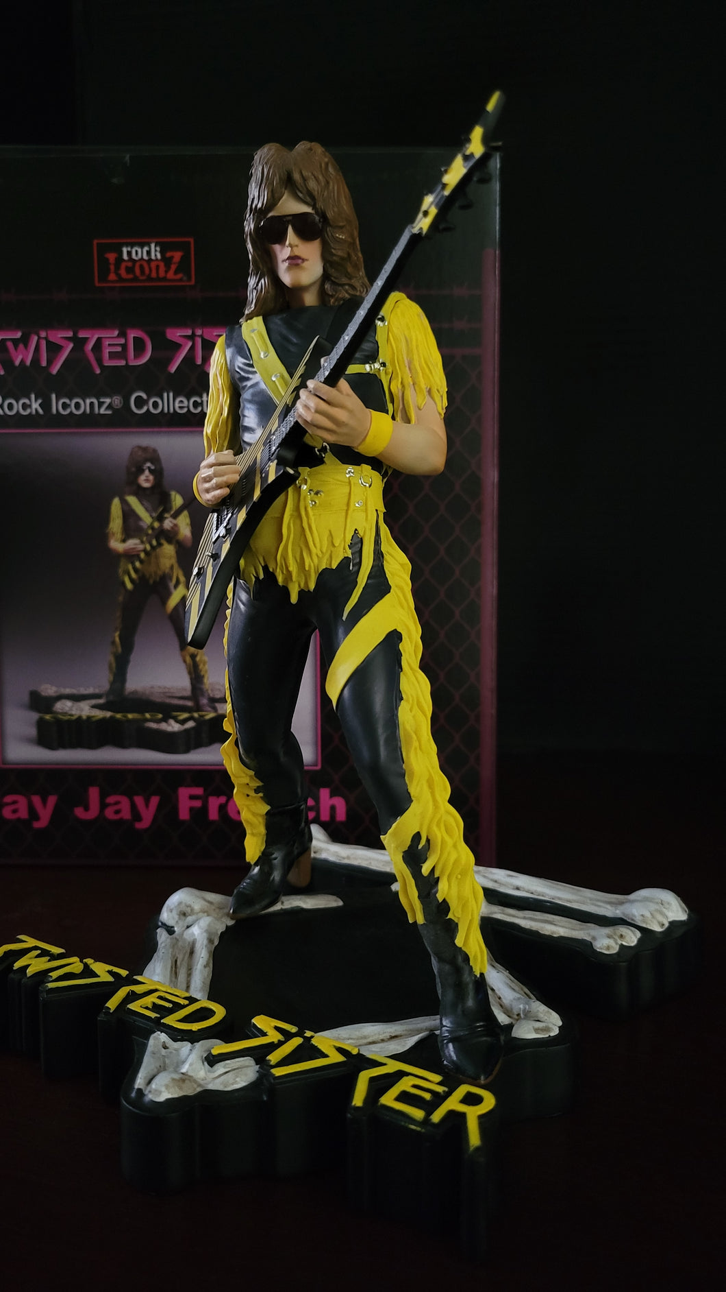 Twisted Sister Jay Jay French 2020 Knucklebonz Rock Iconz