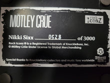 Load image into Gallery viewer, Motley Crue Nikki Sixx 2018 Knucklebonz Rock Iconz
