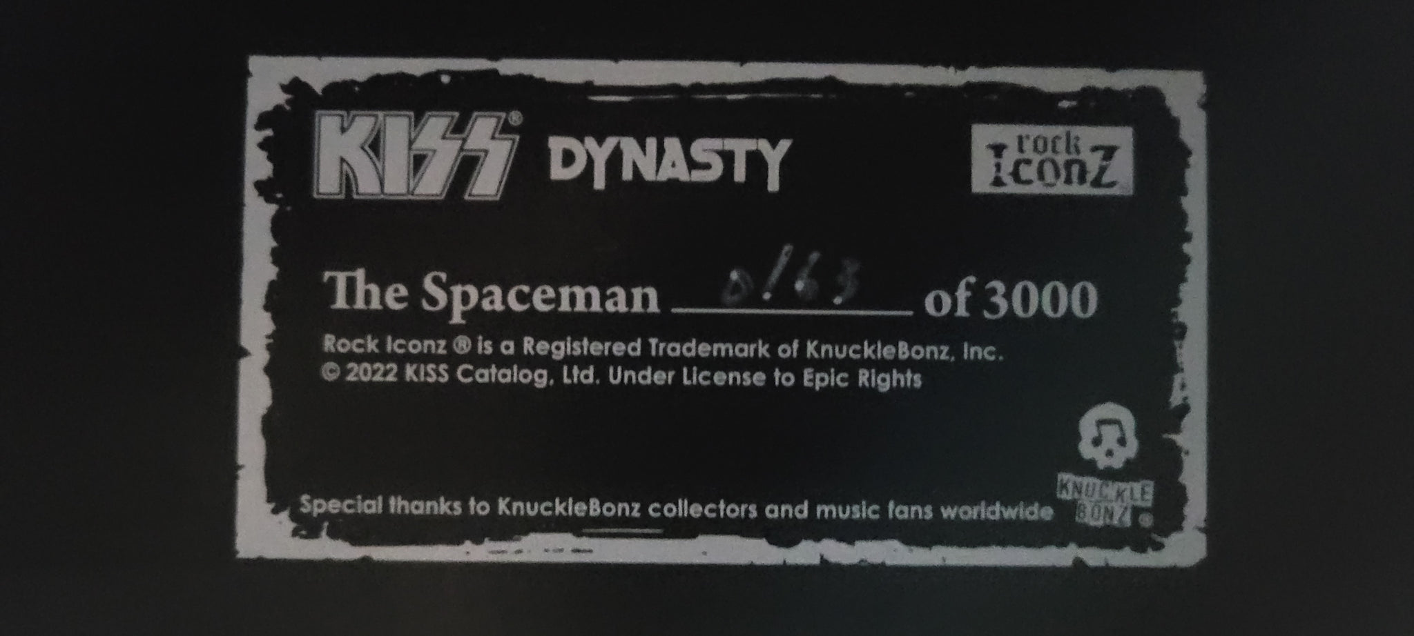 KISS Ace Frehley Dynasty 2022 Knucklebonz Rock Iconz – Izzy Rock