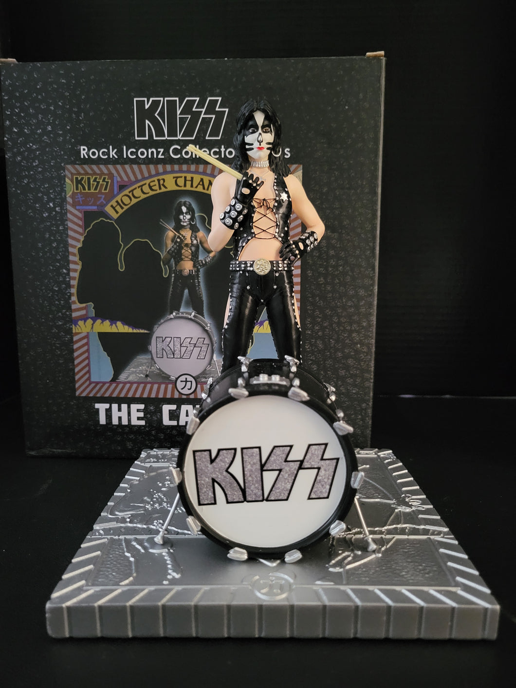 Kiss Peter Criss Hotter than Hell 2017 Knucklebonz Rock Iconz