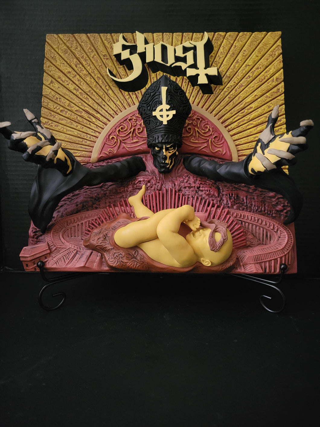 Ghost Infestissumam 3D Vinyl Album Cover 2023 Knucklebonz Rock Iconz  