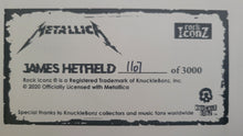 Load image into Gallery viewer, Metallica James Hetfield 2020 Knucklebonz Rock Iconz
