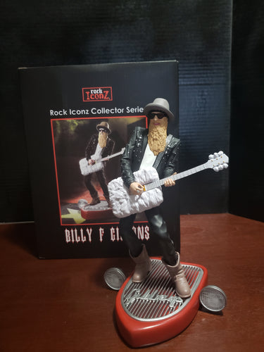 ZZ Top 2018 Knucklebonz Rock Iconz Billy F Gibbons