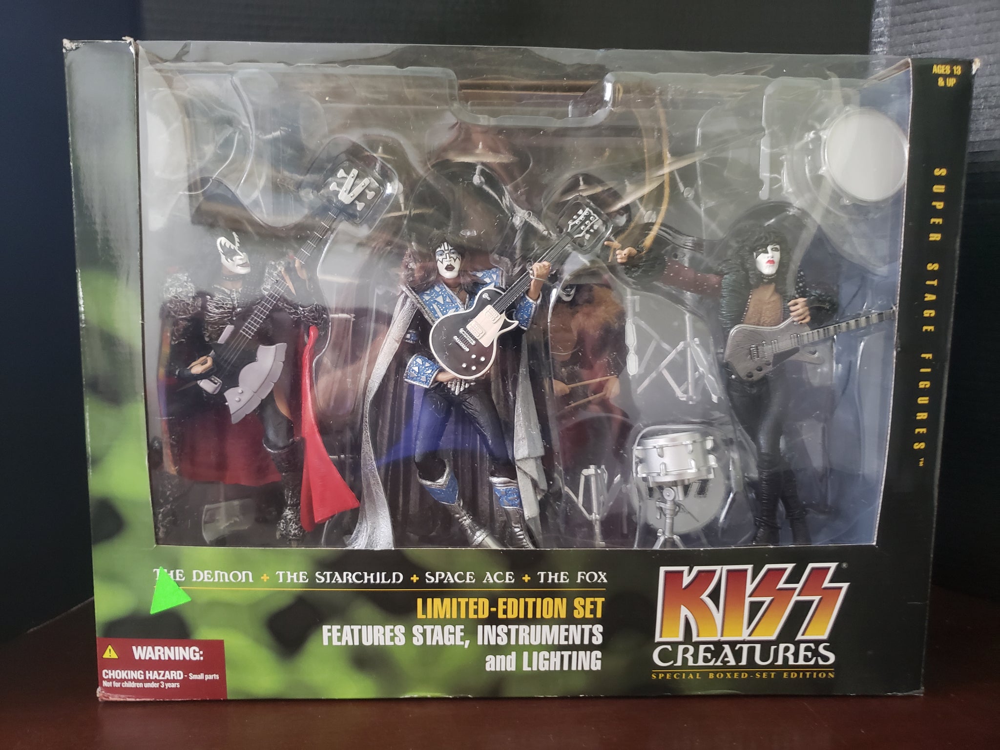 McFarlane KISS Creatures Limited Edition Box Set Rare 2002 Izzy Rock