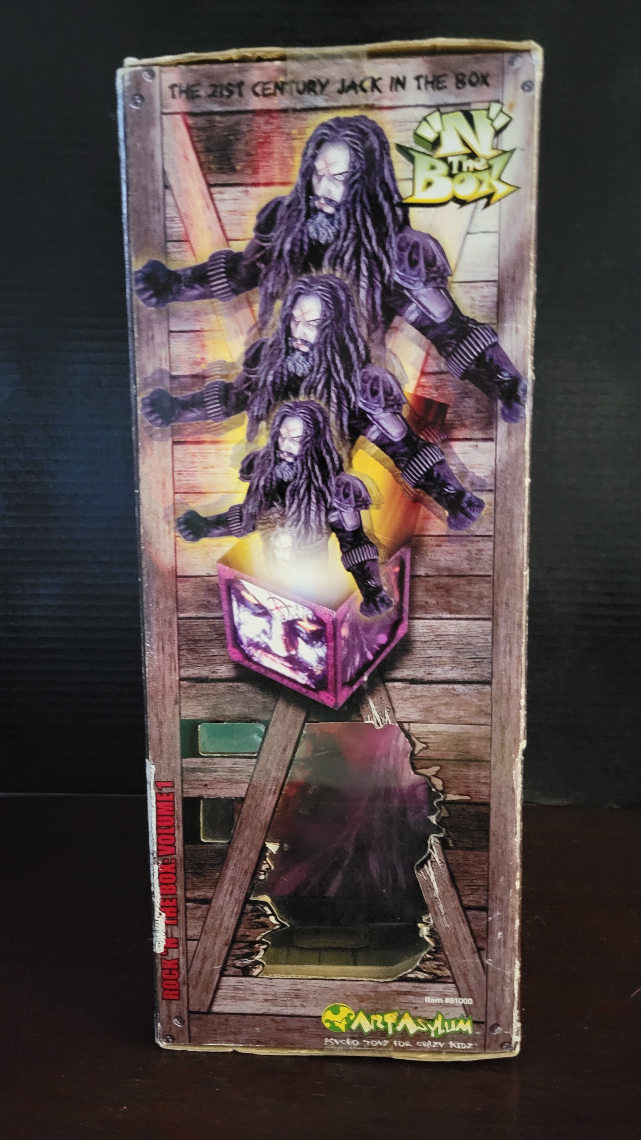 Rob Zombie Art Asylum Rock “N” The Box Collectible Volume (2001 