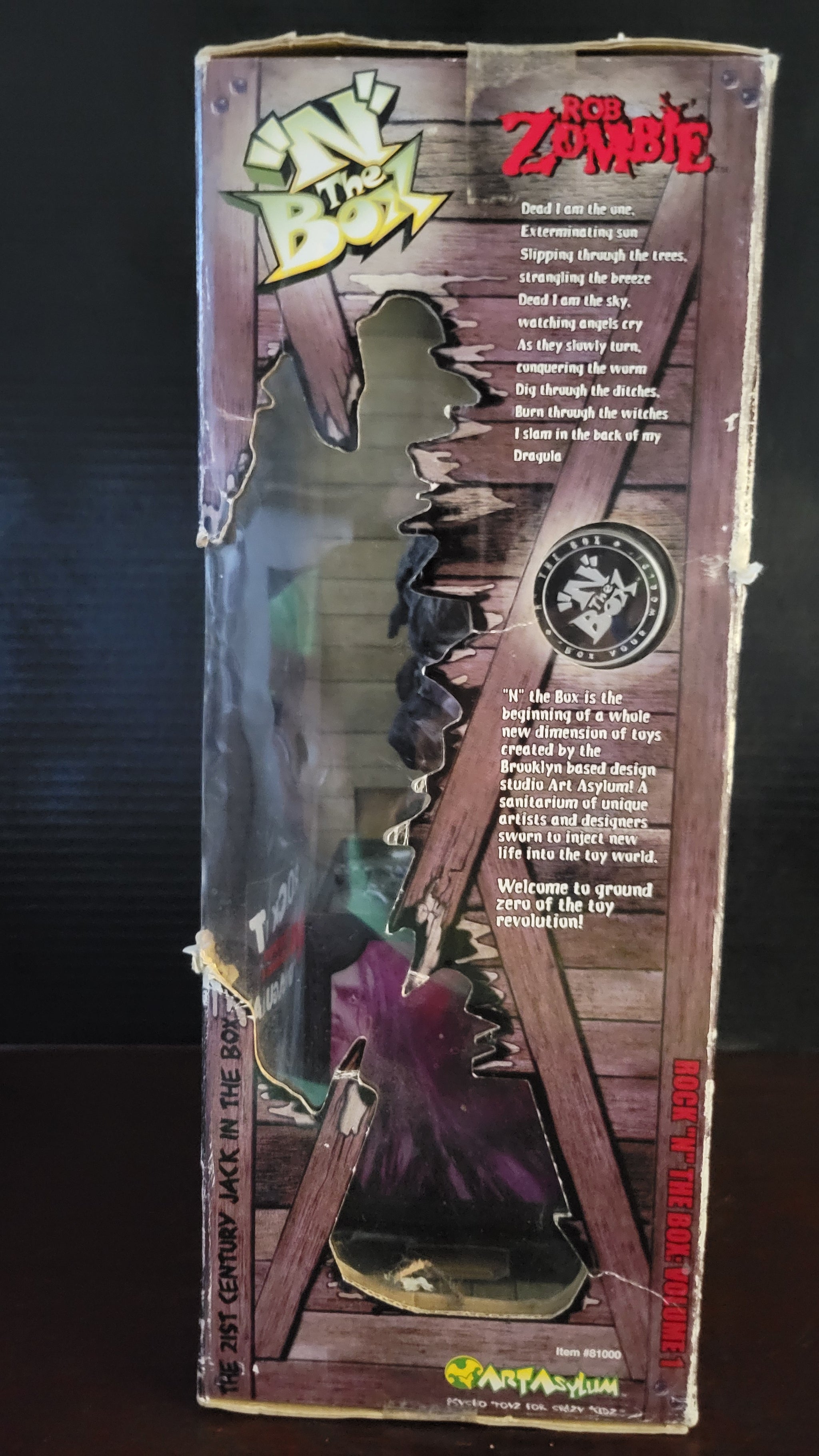 Rob Zombie Art Asylum Rock “N” The Box Collectible Volume (2001 